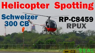 Helicopter RP-C8459 Schweizer 300 CB Landing & Take Off