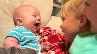 BABY'S FIRST GIGGLE!