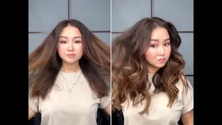 НЕБРЕЖНЫЕ ВОЛНЫ с сохранением длины🙌🏼  (Beach waves, пляжные локоны)