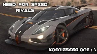 Need For Speed Rivals|| Grand Tour  || Koenigsegg One : 1|| Fully Upgraded