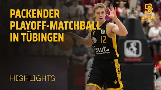 Tigers Tübingen - PS Karlsruhe Lions | Highlights – ProA, Playoffs Spiel 3 | SDTV Basketball