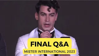FINAL Q&A | Mister International 2023 | FINALE