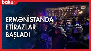 Ermənistanda etirazlar başladı | Baku TV | #bakutv #xeberler