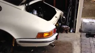 69 porsche 912 engine starts for the 1st after rebuild