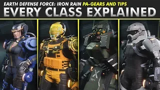 Earth Defense Force: Iron Rain | EVERY CLASS EXPLAINED + TIPS (Maximize Your Bug Squashing!)