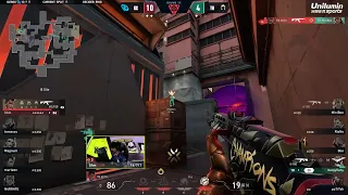 KC sh1n Insane 1v3 ACE vs Team Heretics | VCT EMEA Kickoff 2024