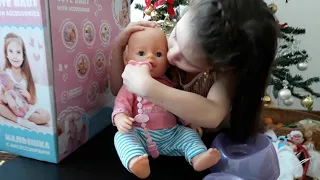 Видео обзор о кукле warmbaby