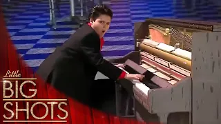 11 Year Old Louis Wows The Crowd With His Rock And Roll Piano