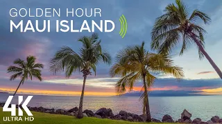 8 HOURS of Soothing Ocean Waves Crashing on Beach for Best Relax - 4K Tropical Island, Hawaii