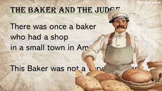 Learning English with stories - The baker and the judge, Learning English Vocabulary through story