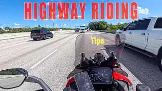 Tips for Riding a Motorcycle on a Highway