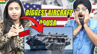 Indians React to The USS Gerald R. Ford (CVN 78) is The Most Technologically Advanced Warship!!