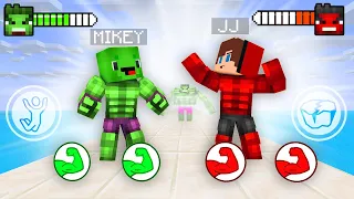 JJ vs Mikey HULK vs RED HULK Battle Game SuperHero - Maizen Minecraft Animation