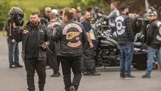 Hells Angels attend biker funeral under police surveillance