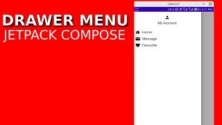 Jetpack compose navigation drawer