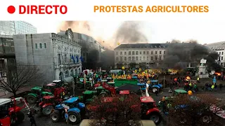 PROTESTAS CAMPO: Intentan BLOQUEAR BRUSELAS con los MINISTROS del RAMO reunidos | RTVE