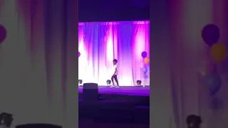 Isaiah’s Curtain Call (dad filmed the setup but missed the big move)