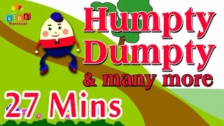 Humpty Dumpty & More || Top 20 Most Popular Nursery Rhymes Collection