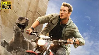 Jurassic World: Dominion Chase Scene | Chris Pratt Out Runs Raptors on a Bike