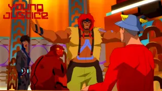 Young Justice season 4 Episode 20 Big Bear Joins The Conference Meeting Scene | Young Justice 4x20