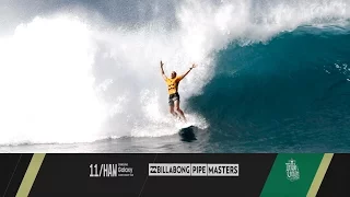 Mick Fanning Wins Legendary Heat Vs. Kelly Slater & John John Florence - Billabong Pipe Masters 2015