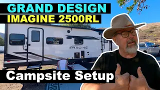Imagine 2500RL Travel Trailer Campsite Setup ( RV Life )