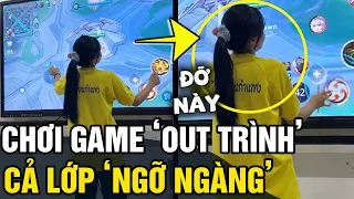 Nữ sinh CHƠI GAME TRÊN TIVI out trình khiến cả lớp TRẦM TRỒ, nó phải ở CÁI TẦM | Tin 5s