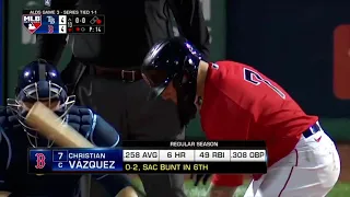 Christian Vázquez walks of! RED SOX win and take lead in game 3 of 2021 ALDS