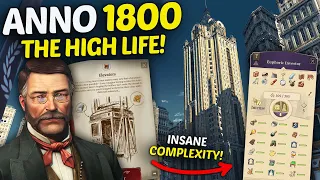 ANNO 1800 - All HIGH LIFE Features & Pedestrian Zone! - Gameplay Review