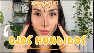 Maquillaje ojos hundidos, delineado para ojos hundidos, que hacer y que evitar a la hora de delinear