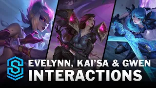 Evelynn, Kai'Sa and Gwen - Card Special Interactions | Legends of Runeterra