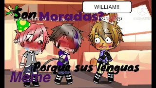 Porque sus lenguas son moradas? || meme || Michael x ennard || itz_wolfyX_UwU ||