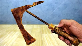 Restoration of the Ultra Rare Axe - The last example in the world !