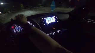 Paddle Shifters On Highway Night Drive | 2022 Honda Accord Sport 1.5T