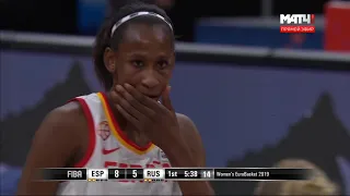 España vs Rusia - Eurobasket Femenino 1/4, partido completo (4 - 7 - 2019)