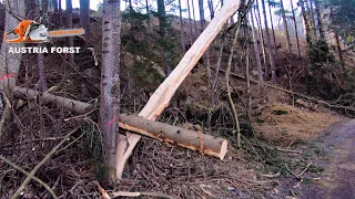 Secure paths after extreme storm damage