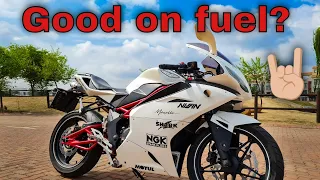 Megelli 250r fuel efficiency and final thoughts - Motovlog