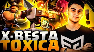 FIZ MEUS OPONENTES TILTAREM NO TOP GLOBAL COM O MELHOR DECK DE XBESTA 😂😂- CLASH ROYALE