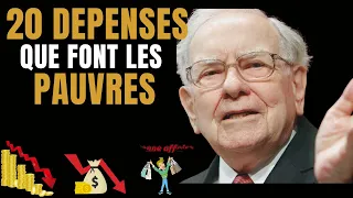 Warren Buffett : 20 choses sur lesquelles les PAUVRES gaspillent de l’argent! Education financière