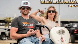 Orange Beach Invasion 2023 | Burnouts | Lifted Diesel Trucks | Pure Craziness |