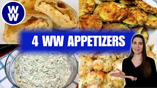 4 GAME DAY APPETIZERS!  WW Friendly / Weight Watchers Appetizers/ WW PTS, Calories/Macros Included!