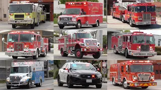 Fire Trucks Police & EMS Responding Compilation 2023 #4: March 2023 Recordings