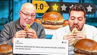 KÖTÜ PUANLI HAMBURGERLERİ DENEDİK ! @serdarbaskan