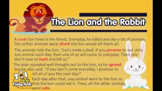 READ - THE LION AND THE RABBIT
