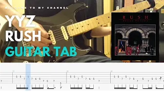 YYZ - Rush│guitar cover│tab│lesson