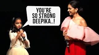 CUTE Little Girl PRAISES Deepika Padukone & Her Acting Career | The Dot That Went For A Walk Launch