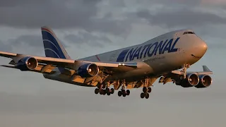 National Airlines - Boeing 747-446F - Sunset Landing