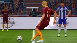 PES 2019 - AS Roma vs FC Porto - UEFA Champions League Gameplay (PS4 HD) [1080p60FPS]