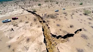 Can You Guess What Caused This Giant Crack in the Earth's Surface?