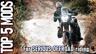 Top 5 modifications to upgrade my Yamaha Tenere 700 for serious offroad riding